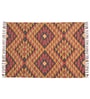Multicolor Wool & Jute Geometric 60 x 36 Inches Hand Woven Dhurries