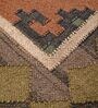 Multicolor Wool & Jute Traditional 60 x 36 Inches Hand Woven Dhurries