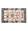 Multicolor Wool & Jute Abstract 60 x 36 Inches Hand Woven Dhurries