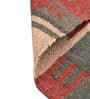 Multicolor Wool & Jute Abstract 60 x 36 Inches Hand Woven Dhurries