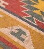 Multicolor Wool & Jute Abstract 60 x 36 Inches Hand Woven Dhurries