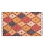Multicolor Wool & Jute Abstract 60 x 36 Inches Hand Woven Dhurries