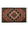 Multicolor Wool & Jute Abstract 60 x 36 Inches Hand Woven Dhurries