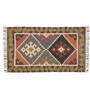 Multicolor Wool & Jute Traditional 60 x 36 Inches Hand Woven Dhurries