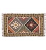 Multicolor Wool & Jute Traditional 72 x 48 Inches Hand Woven Dhurries