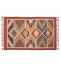 Multicolor Wool & Jute Abstract 72 x 48 Inches Hand Woven Dhurries