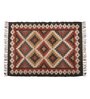 Multicolor Wool & Jute Geometric 72 x 48 Inches Hand Woven Dhurries