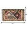 Multicolor Wool & Jute Traditional 72 x 48 Inches Hand Woven Dhurries