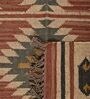 Multicolor Wool & Jute Abstract 72 x 48 Inches Hand Woven Dhurries