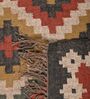 Multicolor Wool & Jute Geometric 72 x 48 Inches Hand Woven Dhurries