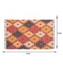 Multicolor Wool & Jute Abstract 72 x 48 Inches Hand Woven Dhurries
