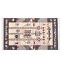 Multicolor Wool & Jute Abstract 72 x 48 Inches Hand Woven Dhurries