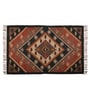 Multicolor Wool & Jute Abstract 96 x 60 Inches Hand Woven Dhurries