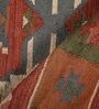 Multicolor Wool & Jute Traditional 96 x 60 Inches Hand Woven Dhurries