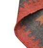 Multicolor Wool & Jute Abstract 96 x 60 Inches Hand Woven Dhurries