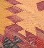Multicolor Wool & Jute Abstract 96 x 60 Inches Hand Woven Dhurries