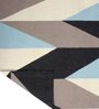 Multicolor Wool Geometric 96 x 60 Inches Hand Woven Dhurrie