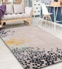 Buy Multicolor Wool Geometrical 5 ft x 7 ft Hand Tufted Carpet Carpet