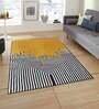 Multicolor Wool Abstract 6 ft x 9 ft Hand Tufted Carpet