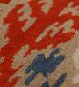 Multicolor Abstract Wool 5 ft x 7 ft Hand Tufted Carpet