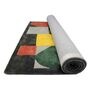 Multicolor Wool Abstract 5 x 8 Feet Hand Tufted Carpet