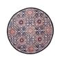 Multicolor Wool Suzani 5 x 5 Feet Round Hand Tufted Carpet