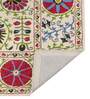 Multicolor Wool Abstract Suzani 5 x 8 Feet Hand Tufted Carpet