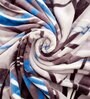 Multicolor Woolen Abstract 370 GSM Double Bed Blankets