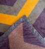 Multicolor Woolen Geometric 370 GSM Double Bed Blankets