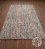 Multicolored Abstract Wool 8 x 10 Feet Hand Woven Carpet