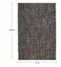 Multicolored Abstract Wool 6 x 9 Feet Hand Woven Carpet