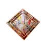 Multicolour & Gold MDF Wood Splash (Set of 3) Serving Tray