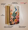 Multicolour & Gold Peacock Rectangular Wall Art 12 x 18 Inch