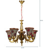 Multicolour Glass Chandelier