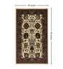 Multicolour Traditional 3 ft x5 ft Carpet