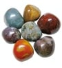 Multicolour 1 Kg Decorative Natural Pebbles