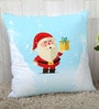 Sky Blue 100 % Polyester 16x16 Inch Cushion Cover
