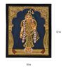 Aandal Antique Tanjore Painting, 24 Carat Gold Foil with Frame Mangala Arts