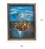 Multicolour 24K Gold Plated Fisherman Framed Tanjore Painting