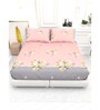 Abstract 210 TC Microfiber 1 Bedsheet,  2 Pillow Covers Cider King Collection