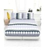 Abstract 210 TC Microfiber 1 Bedsheet,  2 Pillow Covers Cider King Collection