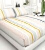 Abstract 210 TC Microfiber 1 Bedsheet,  2 Pillow Covers Cider King Collection