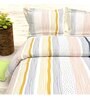 Abstract 210 TC Microfiber 1 Bedsheet,  2 Pillow Covers Cider King Collection