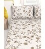 Abstract 210 TC Microfiber 1 Bedsheet,  2 Pillow Covers Cider King Collection