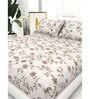Abstract 210 TC Microfiber 1 Bedsheet,  2 Pillow Covers Cider King Collection