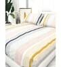 Abstract 210 TC Microfiber 1 Bedsheet,  2 Pillow Covers Cider King Collection