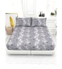 Abstract 210 TC Microfiber 1 Bedsheet,  2 Pillow Covers Cider King Collection