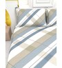 Abstract 210 TC Microfiber 1 Bedsheet,  2 Pillow Covers Cider Queen Collection