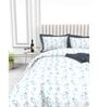 Abstract 350 TC Microfiber 1 Bedsheet,  2 Pillow Covers Tussan Summer Collection