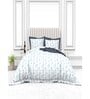 Abstract 350 TC Microfiber 1 Bedsheet,  2 Pillow Covers Tussan Summer Collection